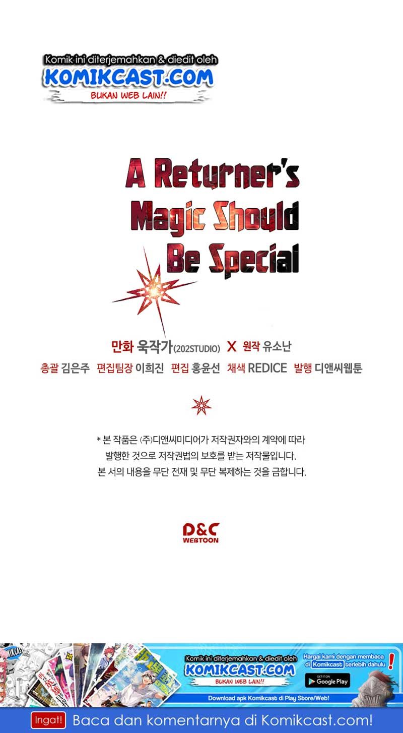 A Returner’s Magic Should Be Special Chapter 77 Bahasa Indonesia