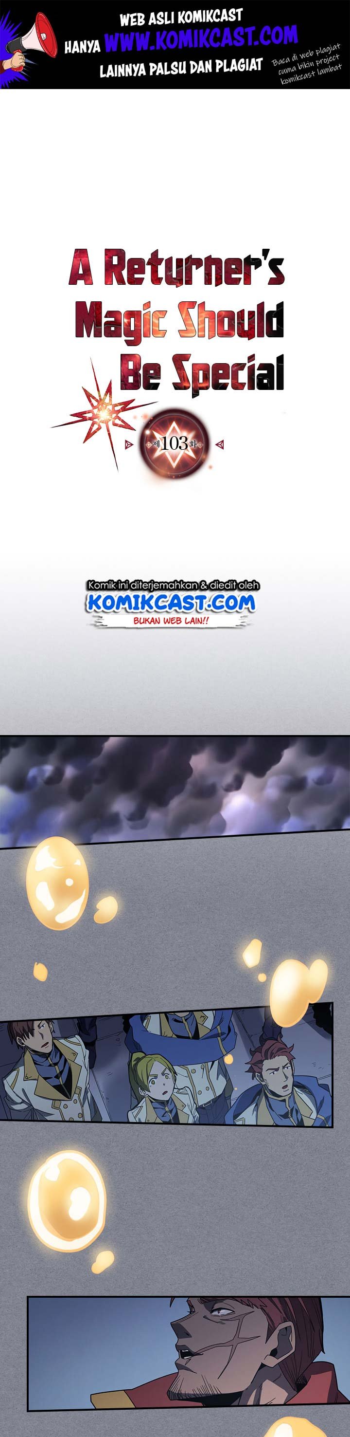 A Returner’s Magic Should Be Special chapter 103