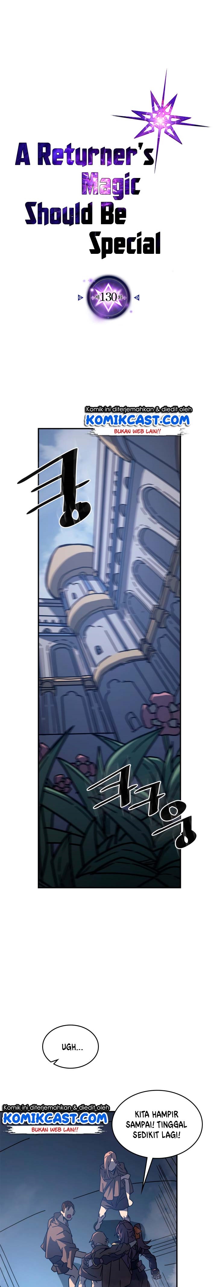 A Returner’s Magic Should Be Special Chapter 130 Bahasa Indonesia