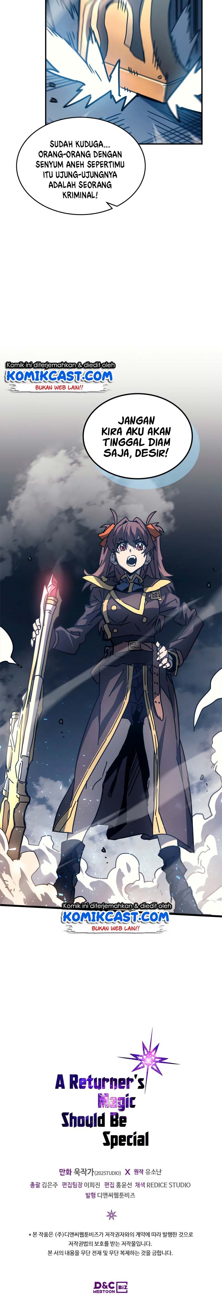 A Returner’s Magic Should Be Special Chapter 130 Bahasa Indonesia