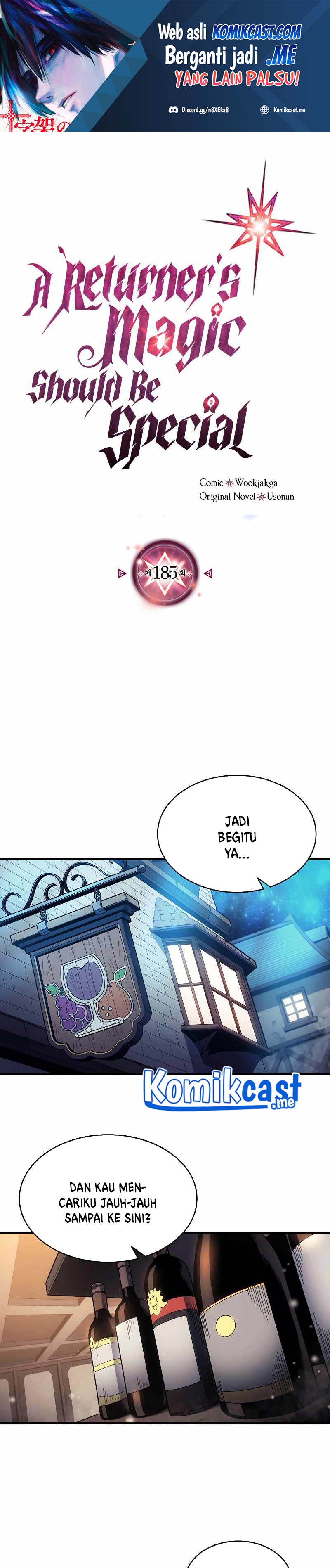 A Returner’s Magic Should Be Special chapter 185