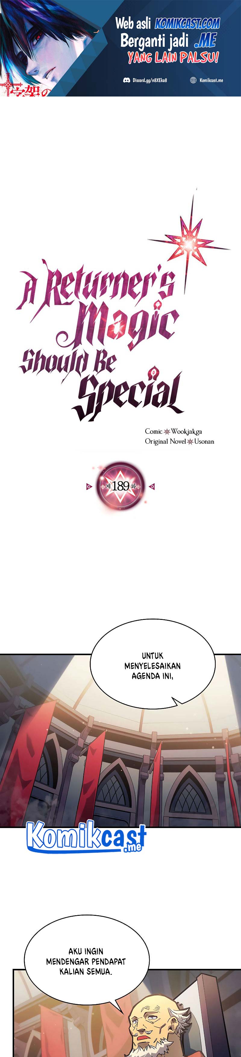 A Returner’s Magic Should Be Special chapter 189
