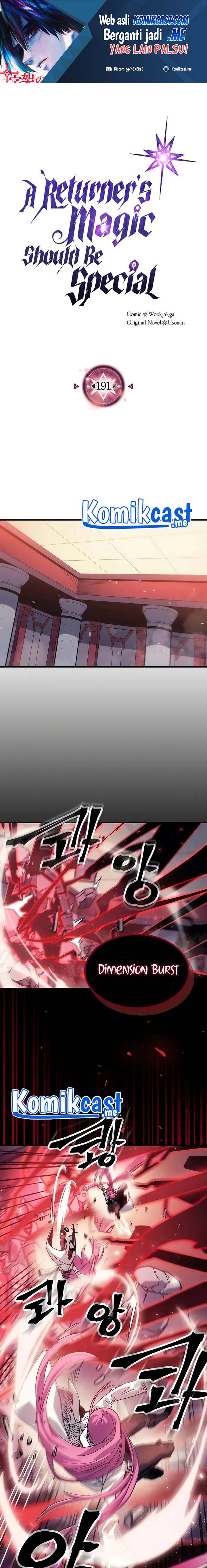 A Returner’s Magic Should Be Special chapter 191