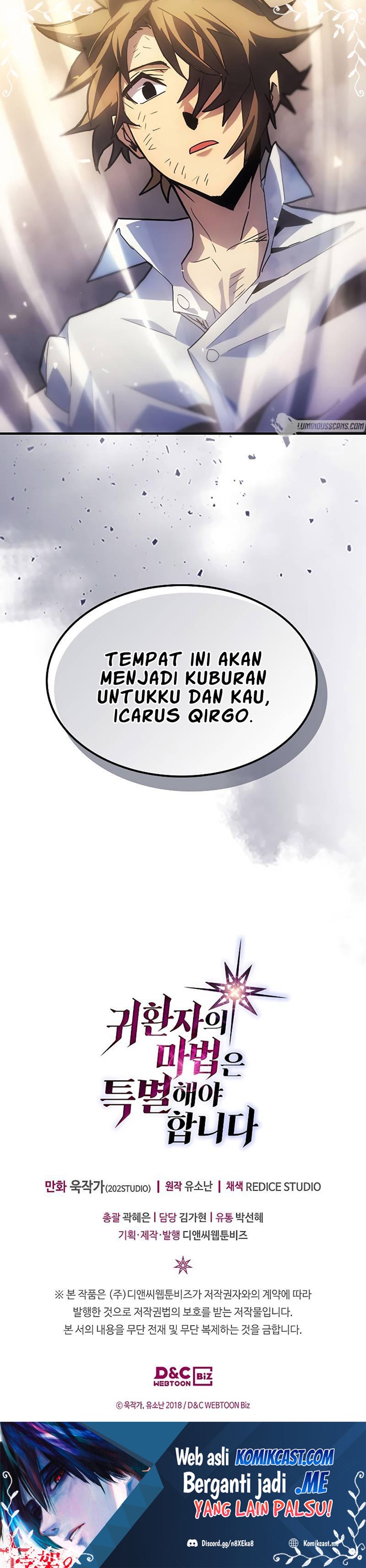 A Returner’s Magic Should Be Special Chapter 201 Bahasa Indonesia