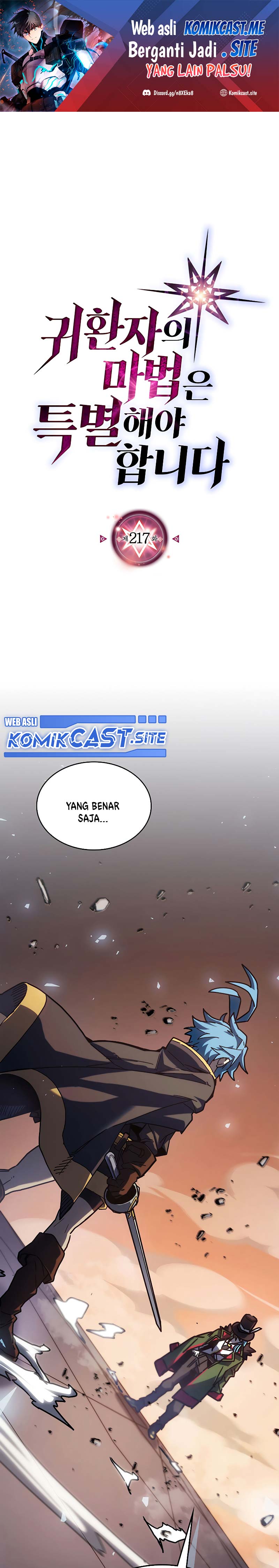 A Returner’s Magic Should Be Special Chapter 217 Bahasa Indonesia