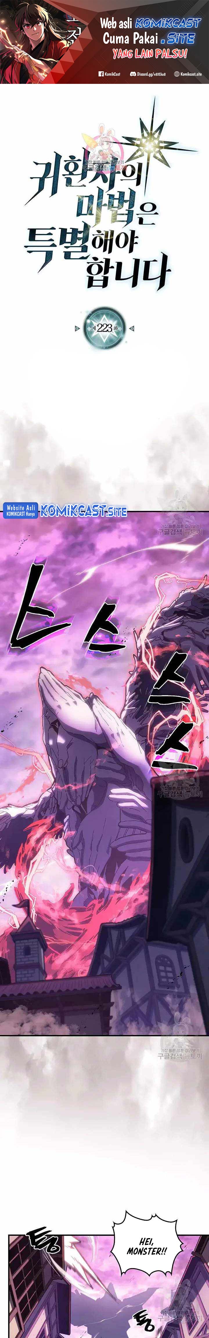 A Returner’s Magic Should Be Special Chapter 223 Bahasa Indonesia