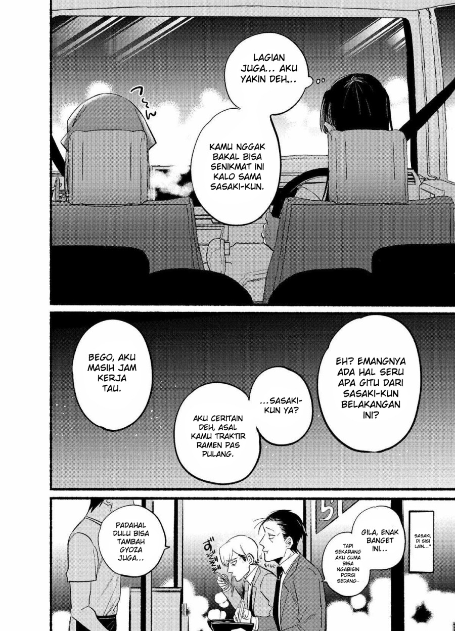 A Story About Smoking at the Back of the (Supermarket Super no Ura de Yani Suu Futari) Chapter 17 Bahasa Indonesia