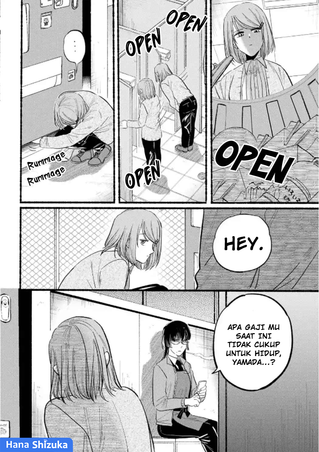 A Story About Smoking at the Back of the Supermarket (Super no Ura de Yani Suu Futari) Chapter 23 Bahasa Indonesia