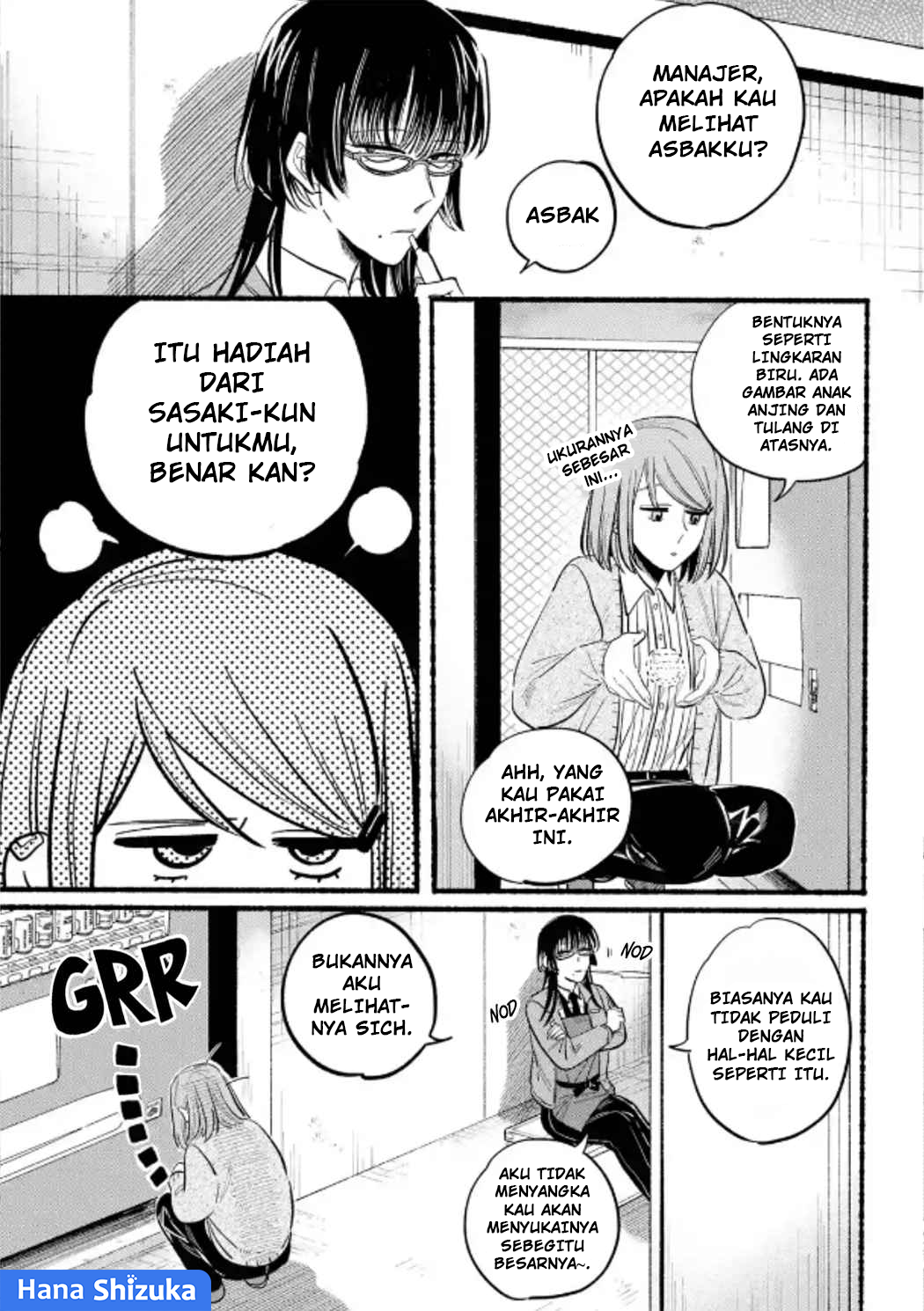 A Story About Smoking at the Back of the Supermarket (Super no Ura de Yani Suu Futari) Chapter 23 Bahasa Indonesia