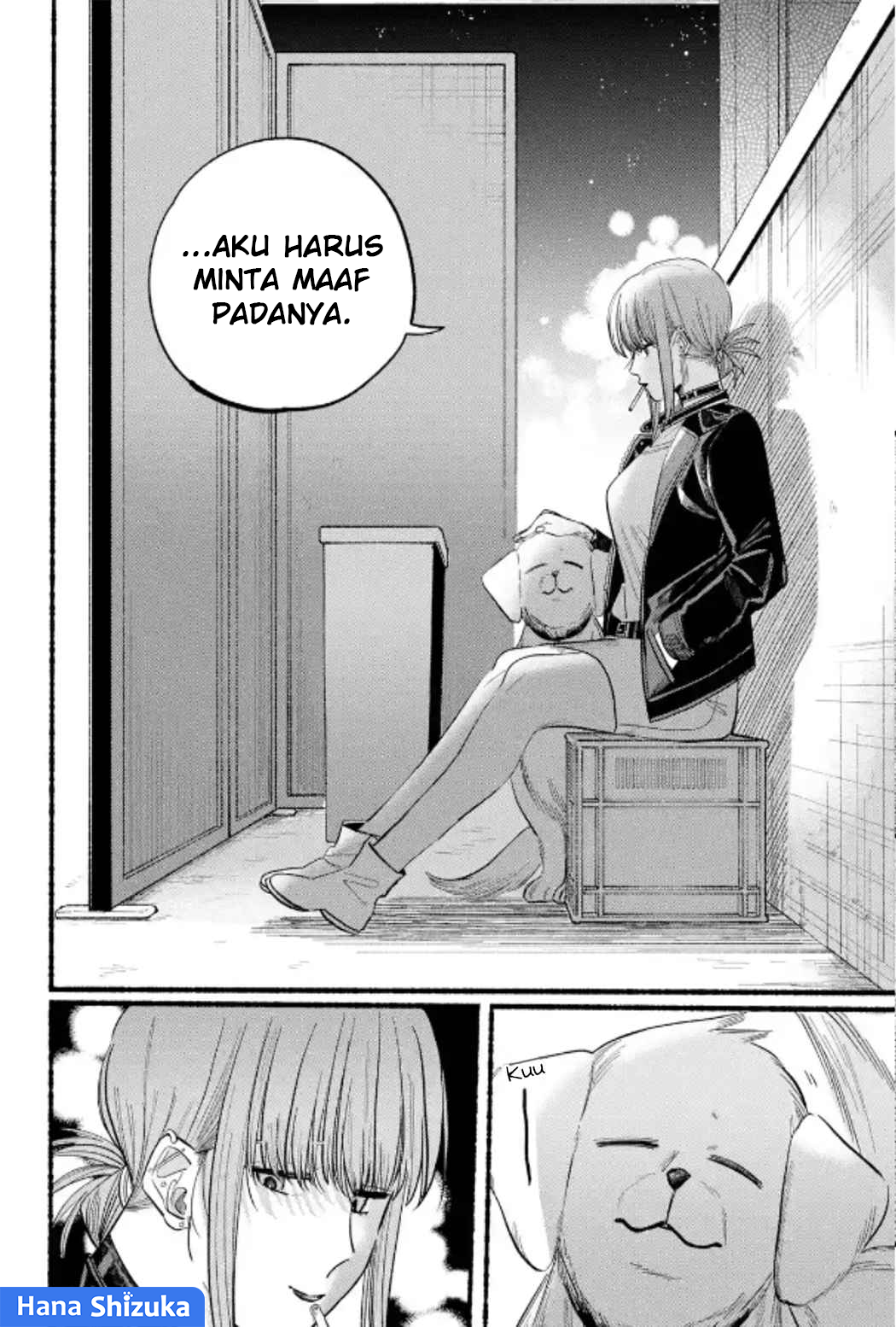 A Story About Smoking at the Back of the Supermarket (Super no Ura de Yani Suu Futari) Chapter 23 Bahasa Indonesia