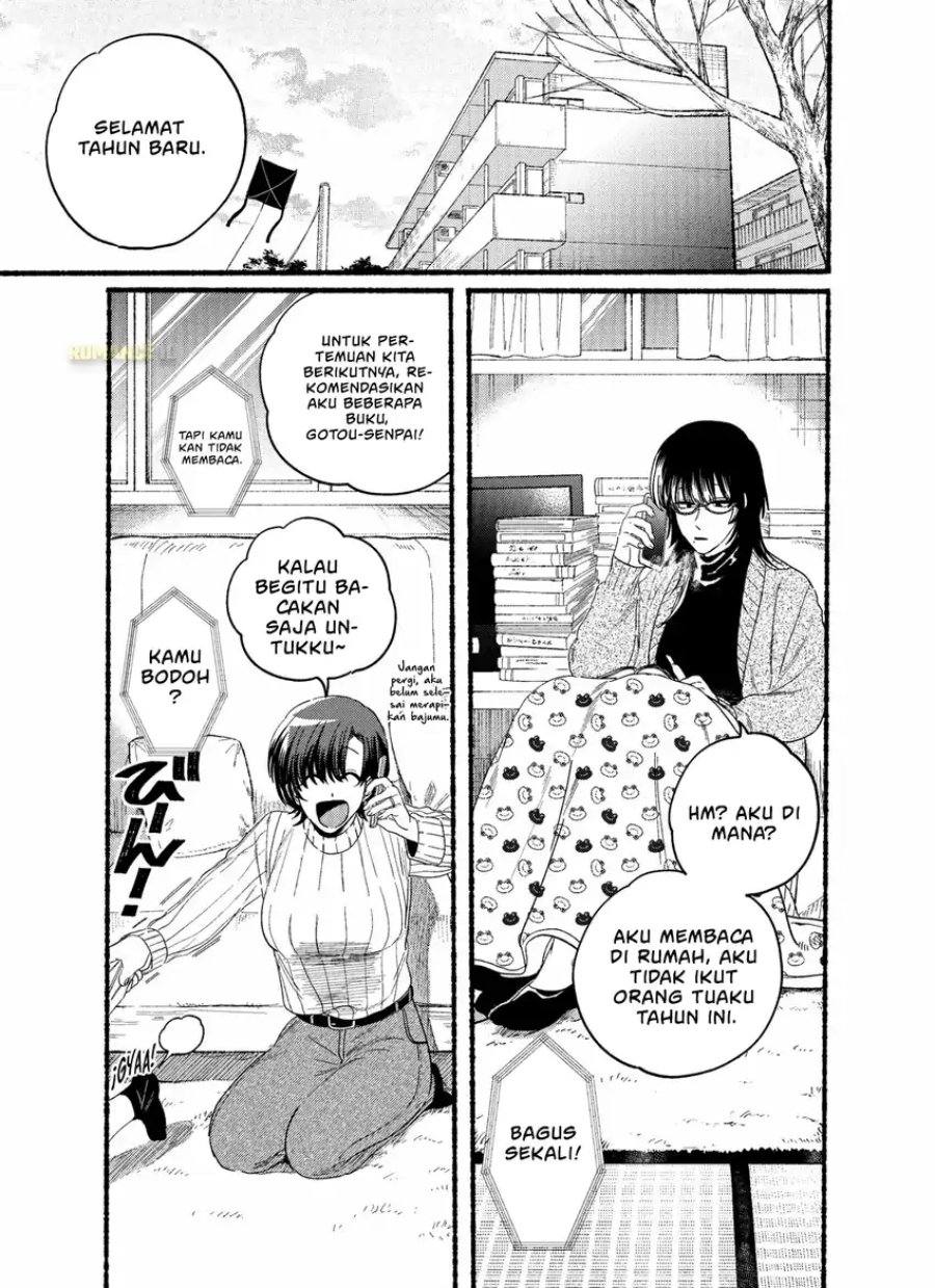 A Story About Smoking at the Back of the Supermarket (Super no Ura de Yani Suu Futari) Chapter 24.5 Bahasa Indonesia