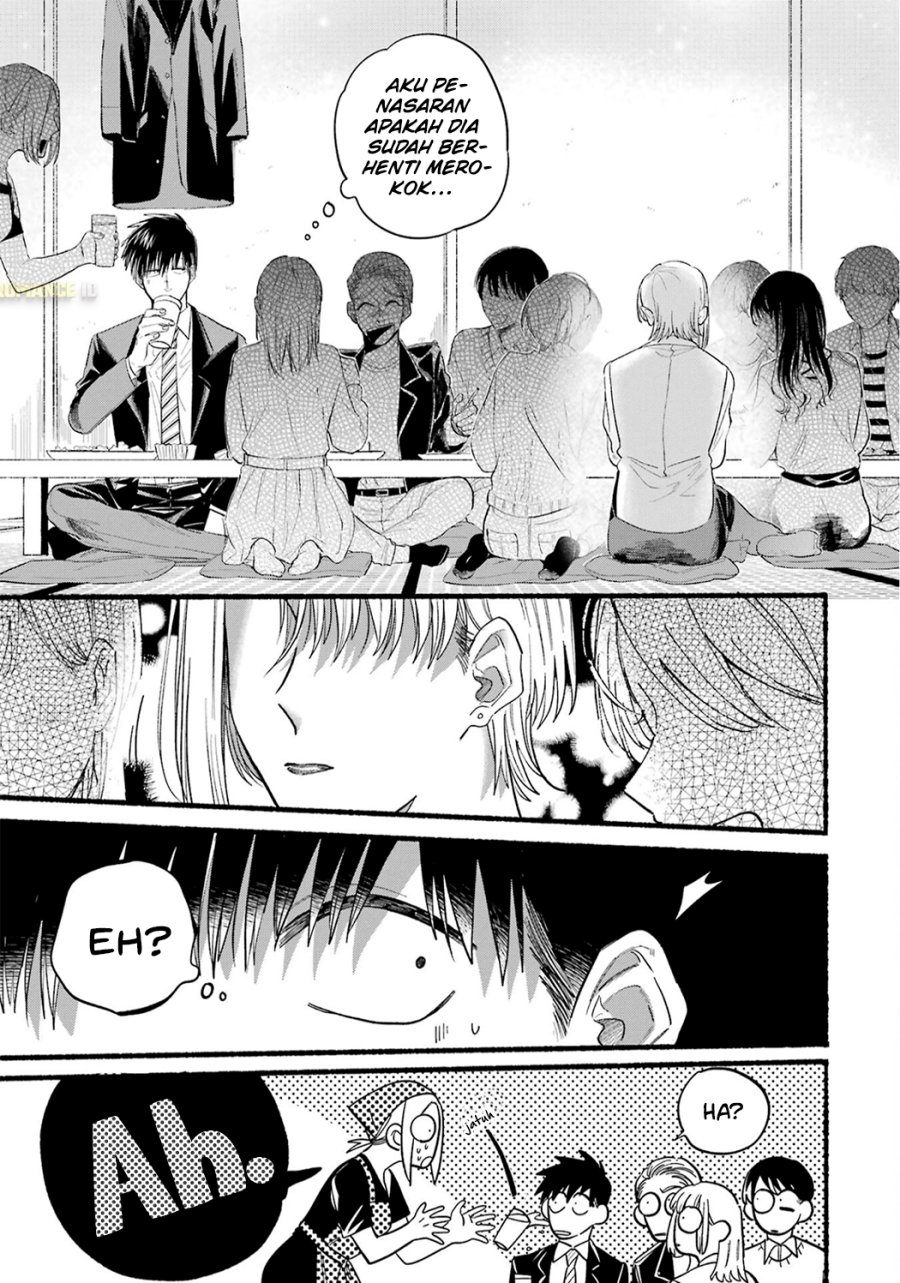 A Story About Smoking at the Back of the Supermarket (Super no Ura de Yani Suu Futari) Chapter 24.6 Bahasa Indonesia