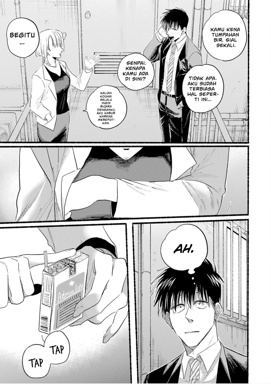 A Story About Smoking at the Back of the Supermarket (Super no Ura de Yani Suu Futari) Chapter 24.6 Bahasa Indonesia