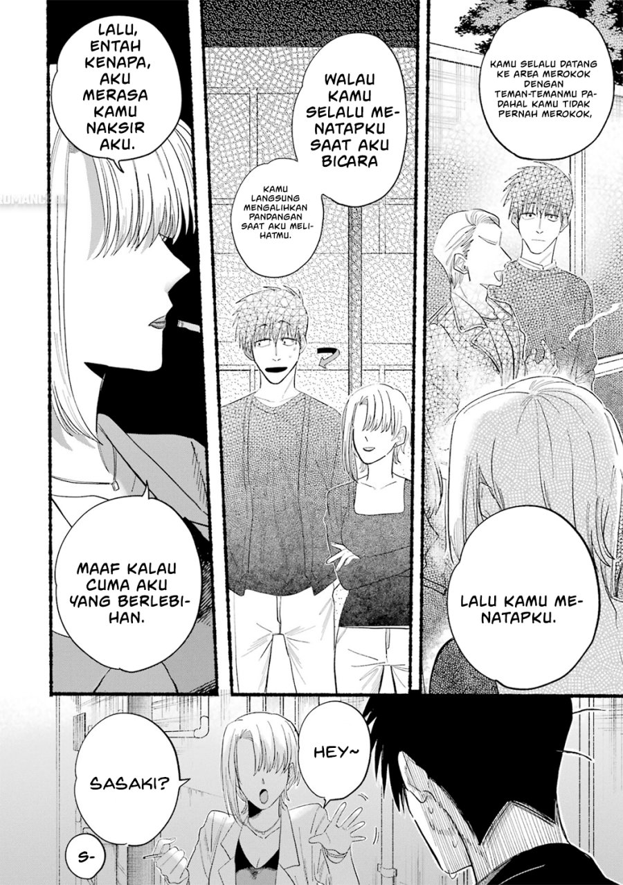 A Story About Smoking at the Back of the Supermarket (Super no Ura de Yani Suu Futari) Chapter 24.6 Bahasa Indonesia