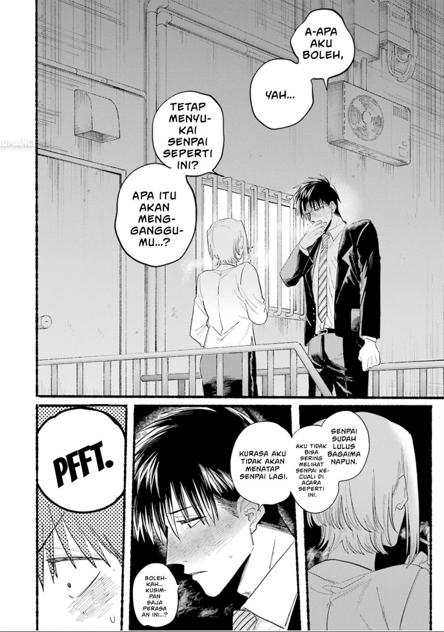 A Story About Smoking at the Back of the Supermarket (Super no Ura de Yani Suu Futari) Chapter 24.6 Bahasa Indonesia