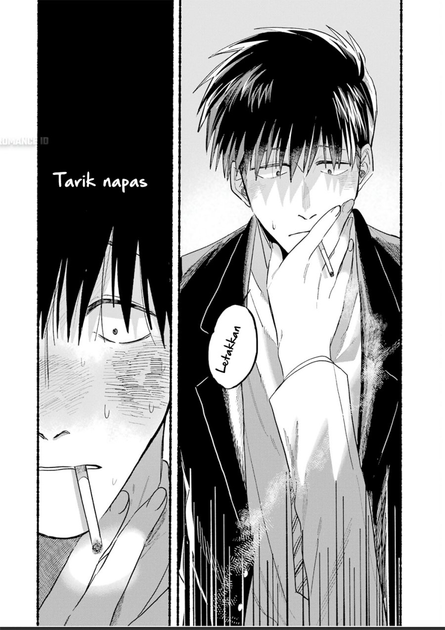 A Story About Smoking at the Back of the Supermarket (Super no Ura de Yani Suu Futari) Chapter 24.6 Bahasa Indonesia