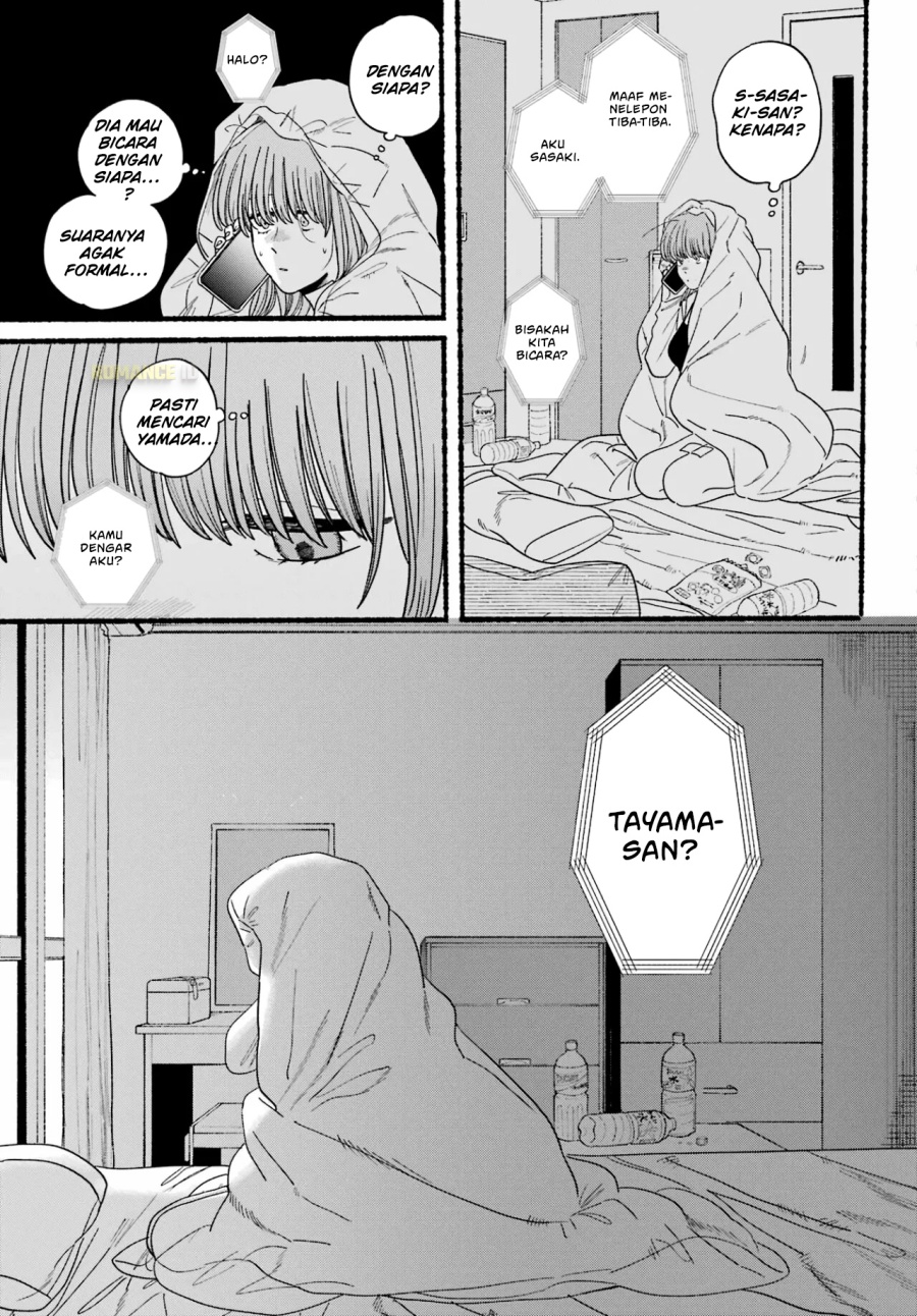 A Story About Smoking at the Back of the Supermarket (Super no Ura de Yani Suu Futari) Chapter 27 Bahasa Indonesia