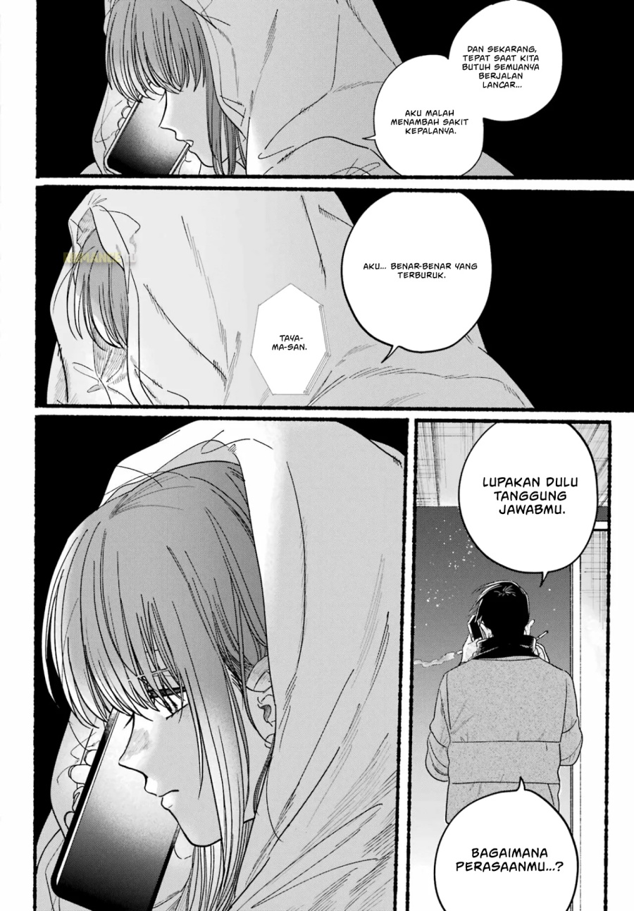 A Story About Smoking at the Back of the Supermarket (Super no Ura de Yani Suu Futari) Chapter 27 Bahasa Indonesia
