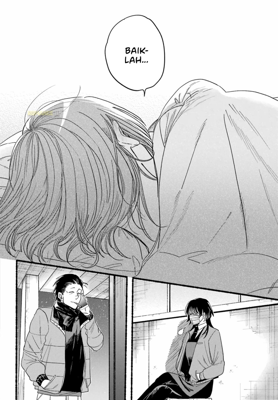 A Story About Smoking at the Back of the Supermarket (Super no Ura de Yani Suu Futari) Chapter 27 Bahasa Indonesia