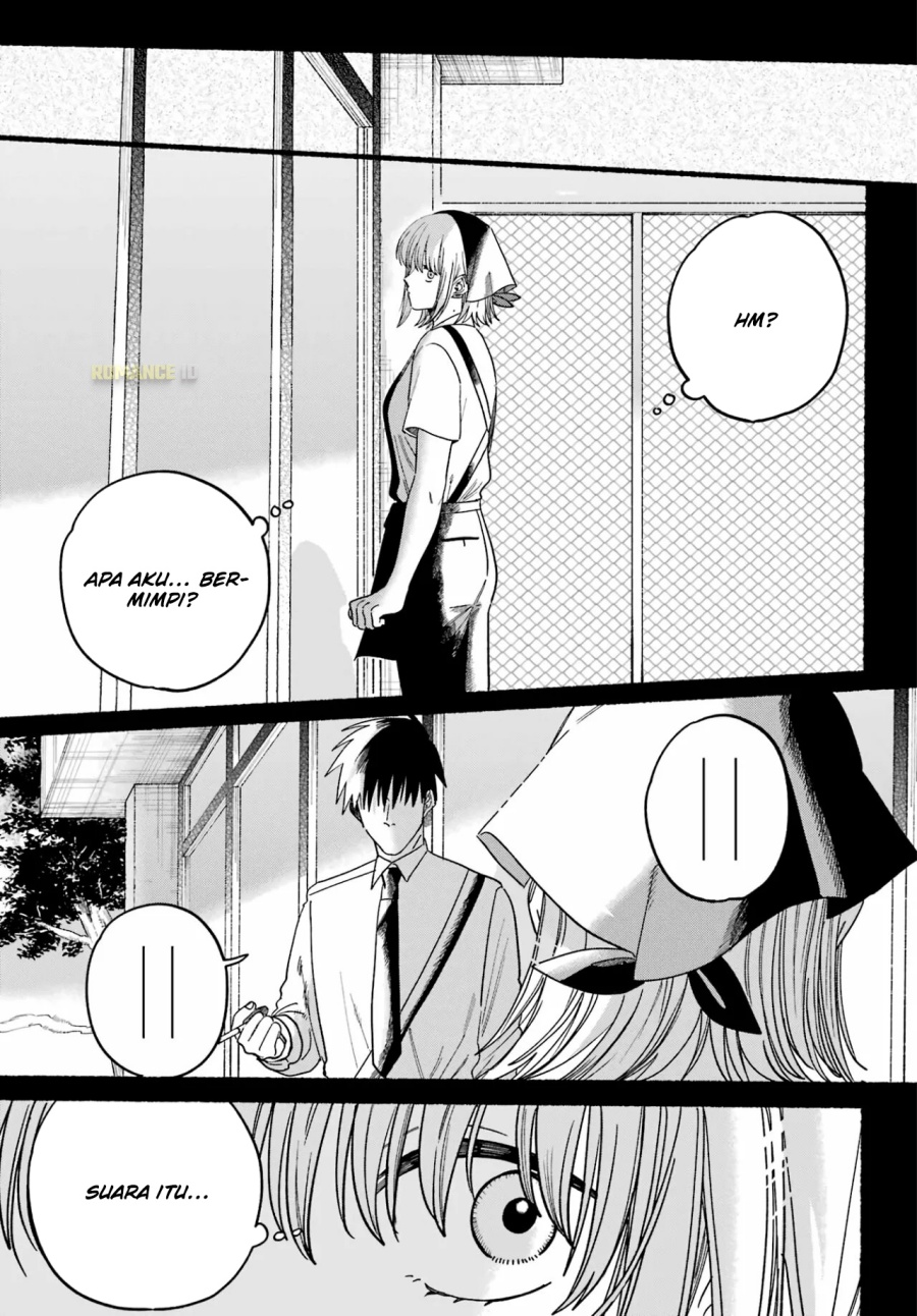 A Story About Smoking at the Back of the Supermarket (Super no Ura de Yani Suu Futari) Chapter 27 Bahasa Indonesia