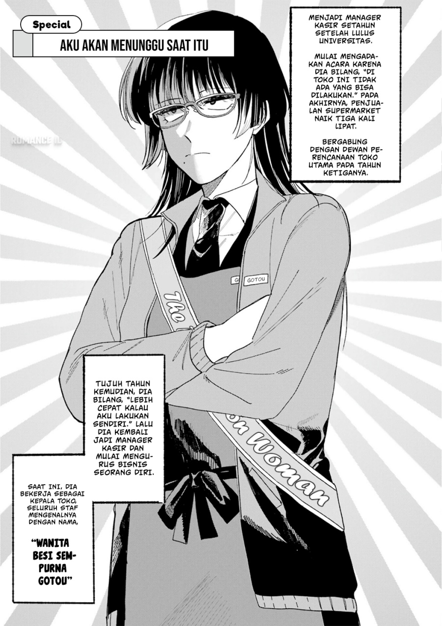 A Story About Smoking at the Back of the Supermarket (Super no Ura de Yani Suu Futari) Chapter 28.7 Bahasa Indonesia