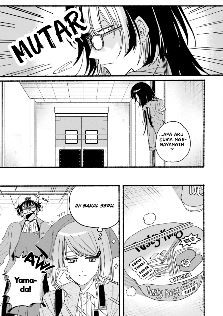 A Story About Smoking at the Back of the Supermarket (Super no Ura de Yani Suu Futari) Chapter 28.7 Bahasa Indonesia