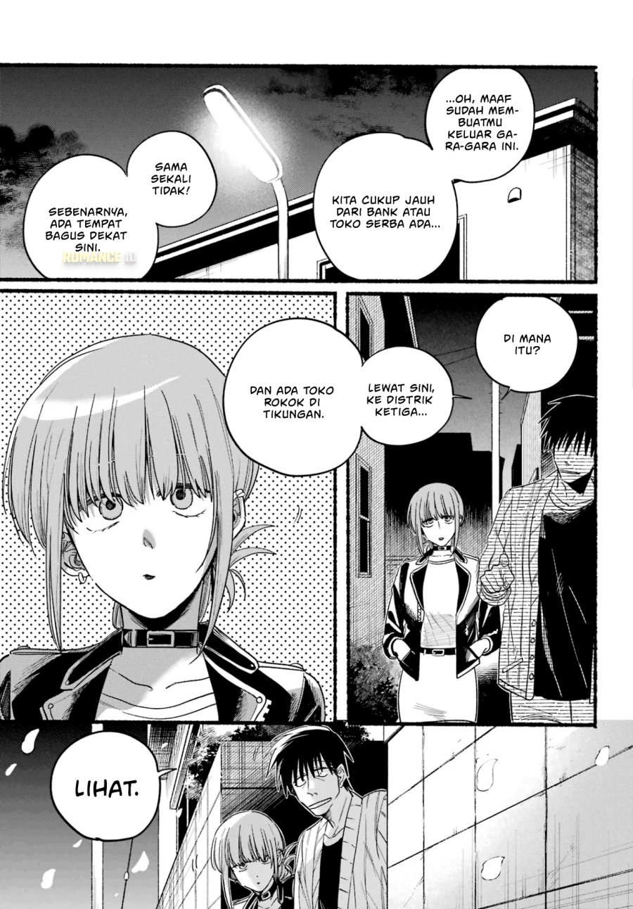 A Story About Smoking at the Back of the Supermarket (Super no Ura de Yani Suu Futari) Chapter 32 Bahasa Indonesia