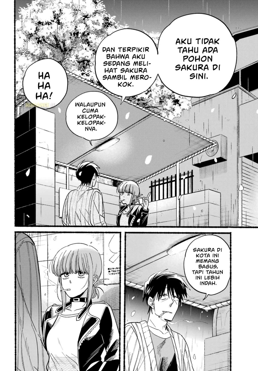 A Story About Smoking at the Back of the Supermarket (Super no Ura de Yani Suu Futari) Chapter 33 Bahasa Indonesia