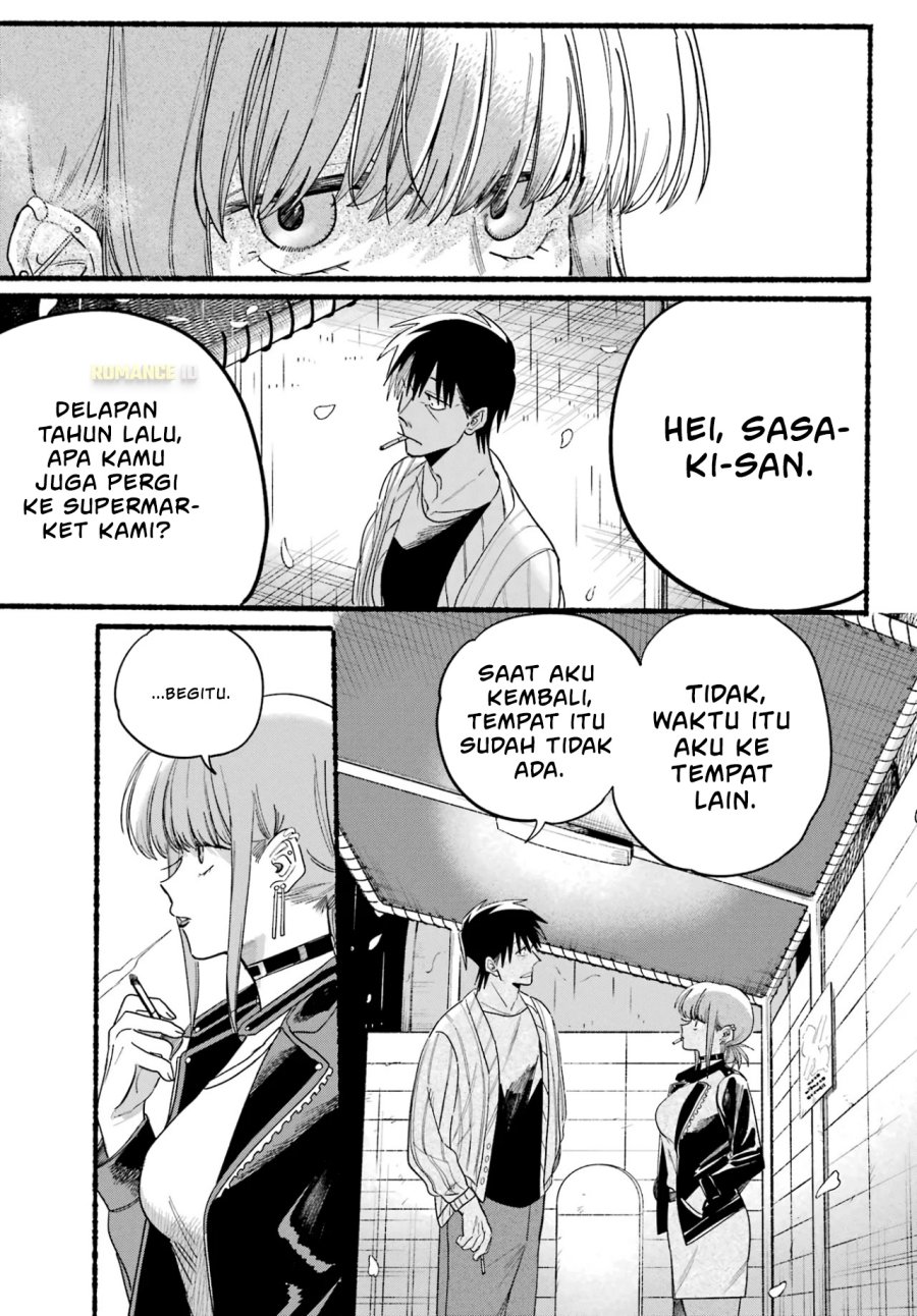 A Story About Smoking at the Back of the Supermarket (Super no Ura de Yani Suu Futari) Chapter 33 Bahasa Indonesia