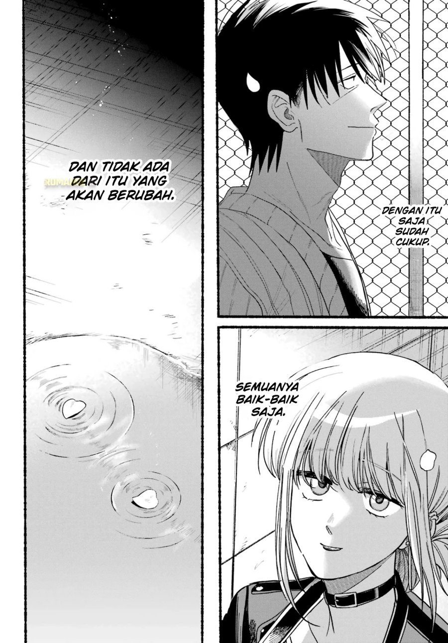 A Story About Smoking at the Back of the Supermarket (Super no Ura de Yani Suu Futari) Chapter 33 Bahasa Indonesia