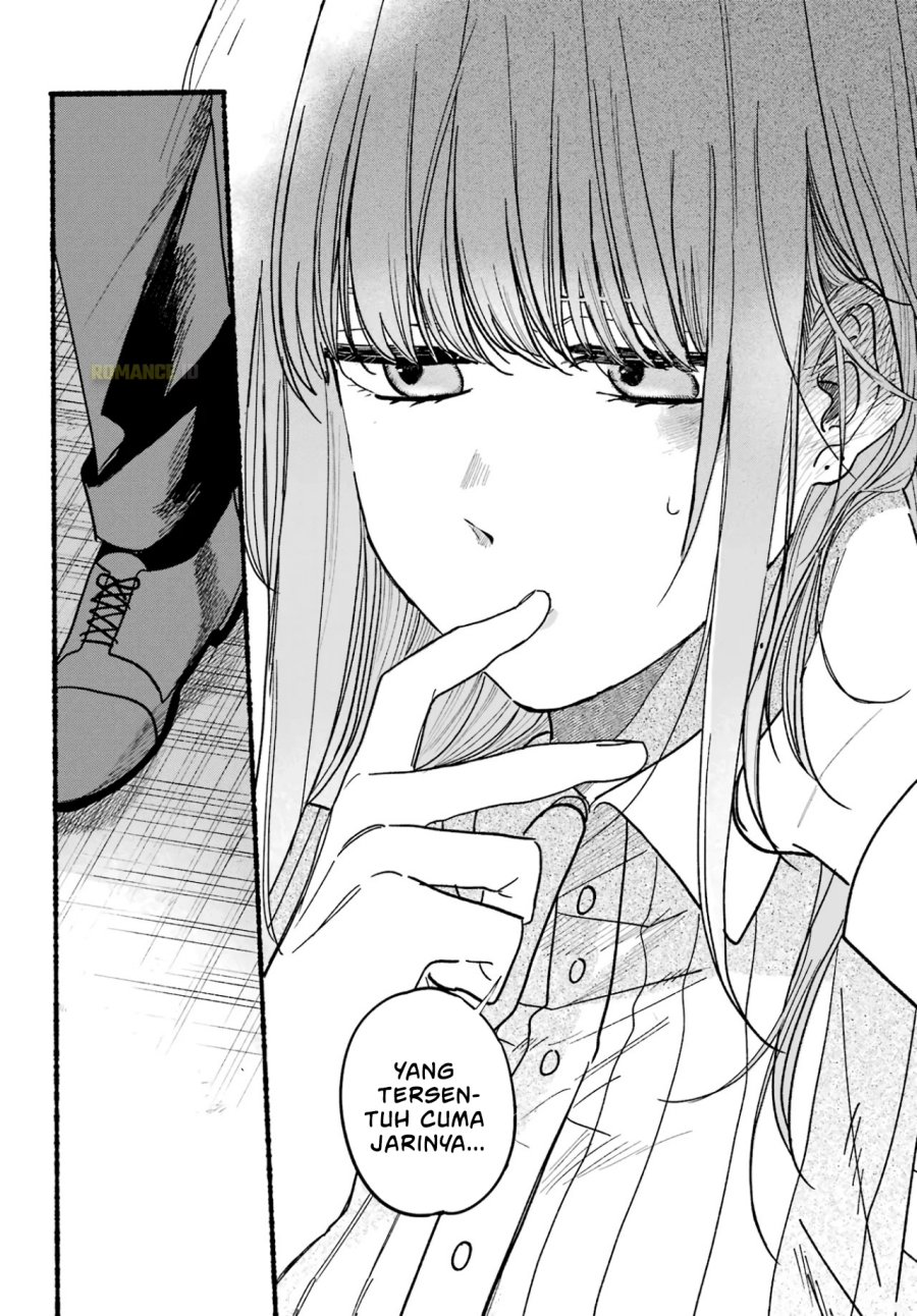 A Story About Smoking at the Back of the Supermarket (Super no Ura de Yani Suu Futari) Chapter 34 Bahasa Indonesia