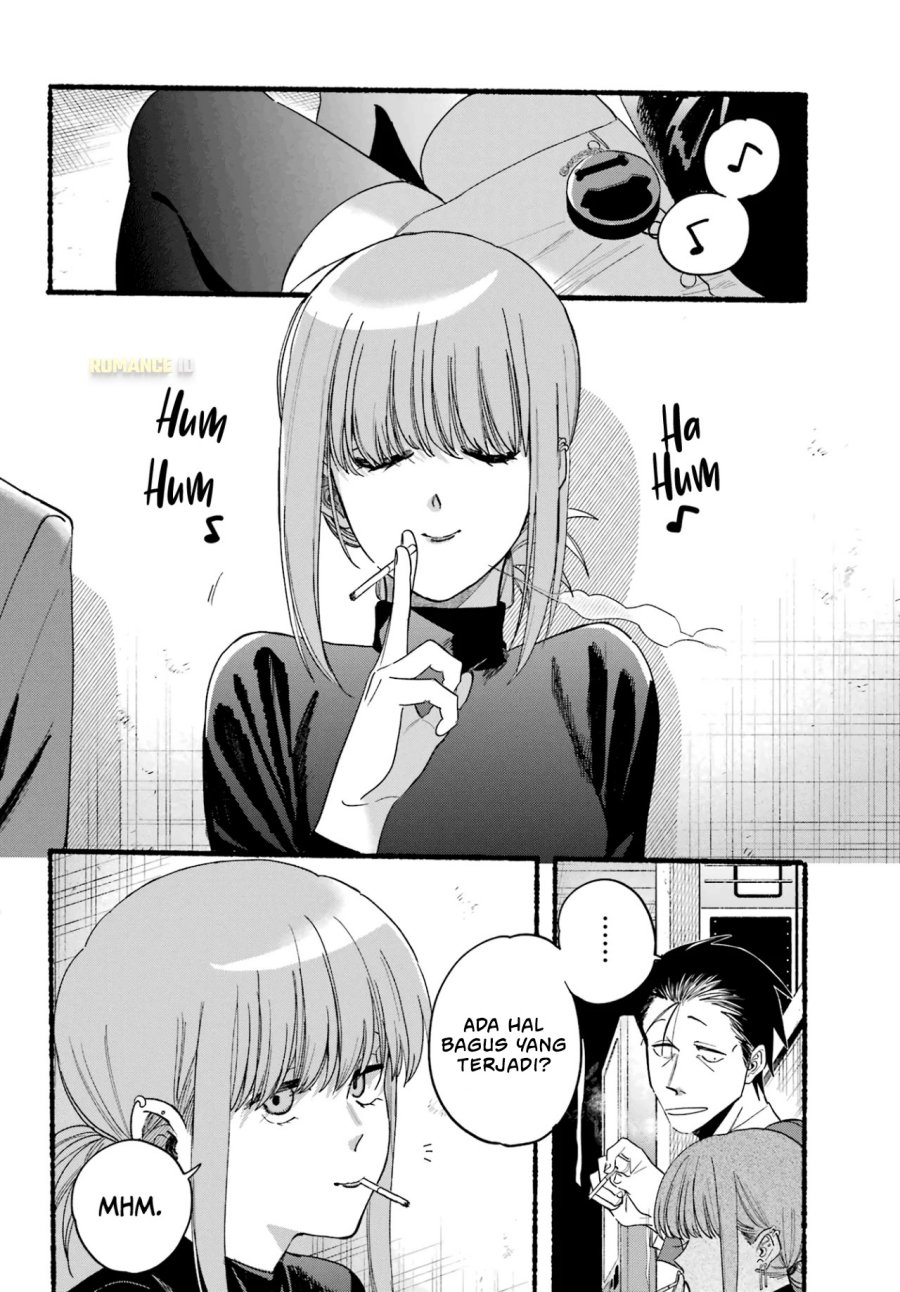 A Story About Smoking at the Back of the Supermarket (Super no Ura de Yani Suu Futari) Chapter 35 Bahasa Indonesia