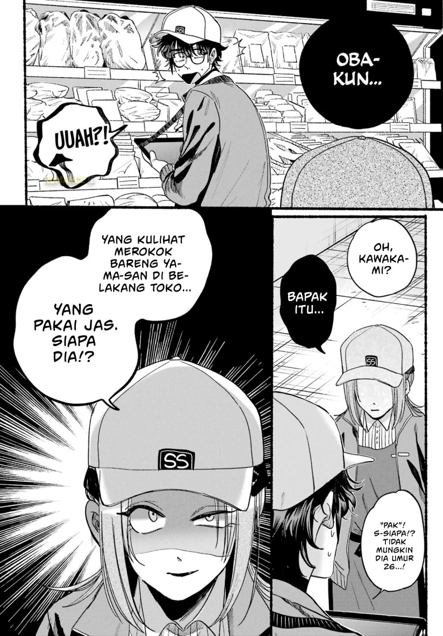 A Story About Smoking at the Back of the Supermarket (Super no Ura de Yani Suu Futari) Chapter 35 Bahasa Indonesia