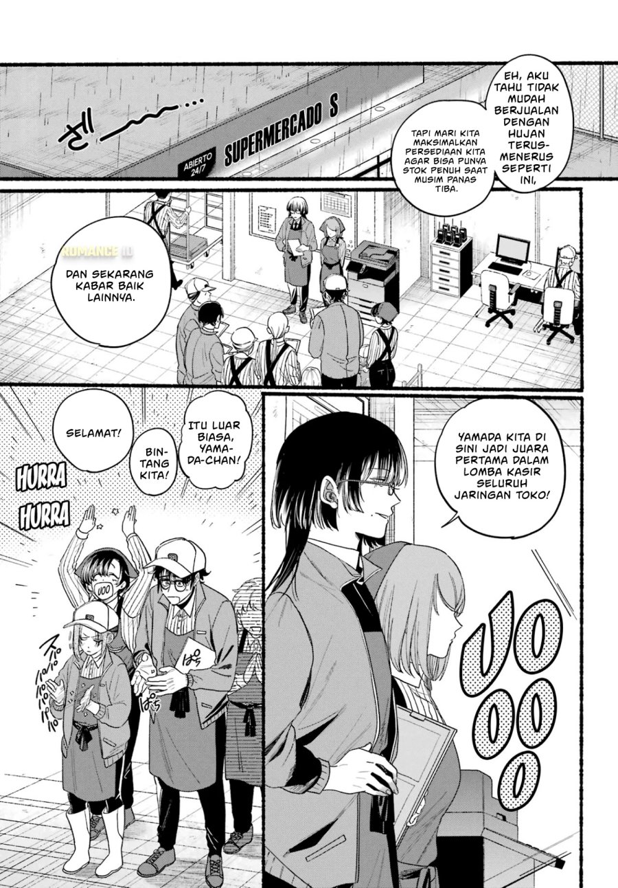A Story About Smoking at the Back of the Supermarket (Super no Ura de Yani Suu Futari) Chapter 38 Bahasa Indonesia