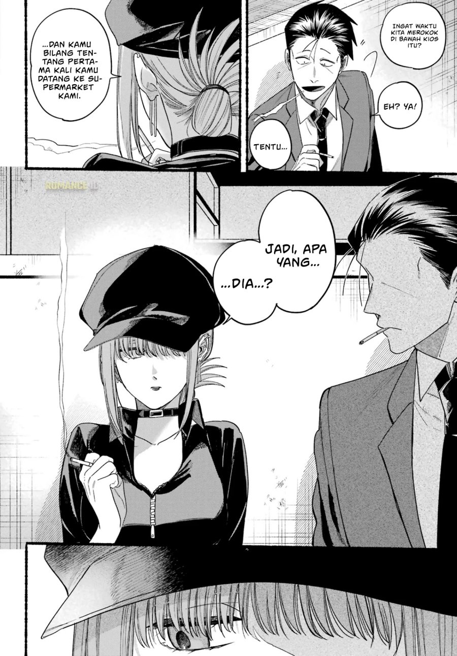 A Story About Smoking at the Back of the Supermarket (Super no Ura de Yani Suu Futari) Chapter 38 Bahasa Indonesia