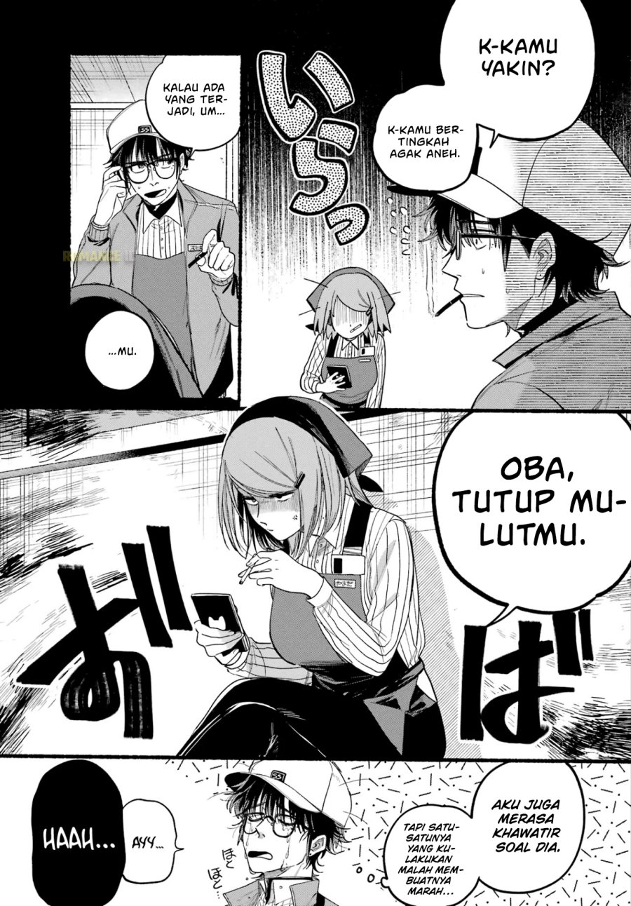 A Story About Smoking at the Back of the Supermarket (Super no Ura de Yani Suu Futari) Chapter 38 Bahasa Indonesia