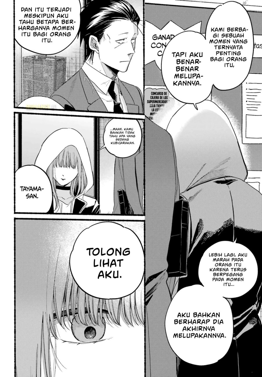 A Story About Smoking at the Back of the Supermarket (Super no Ura de Yani Suu Futari) Chapter 38 Bahasa Indonesia