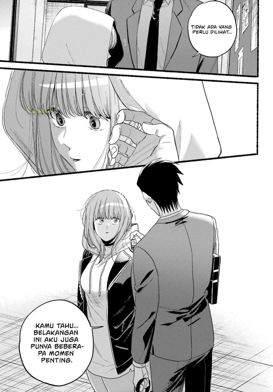 A Story About Smoking at the Back of the Supermarket (Super no Ura de Yani Suu Futari) Chapter 38 Bahasa Indonesia