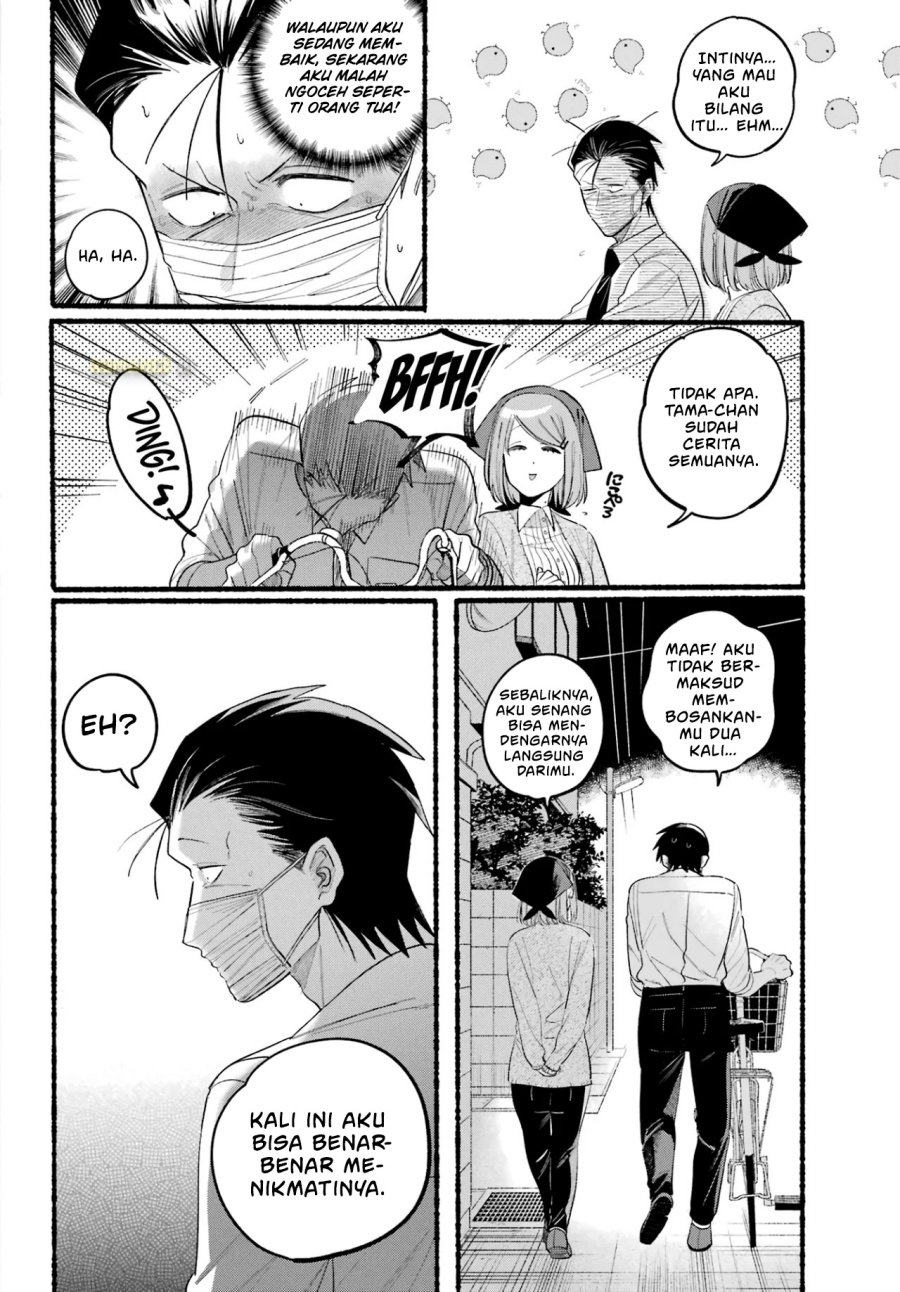 A Story About Smoking at the Back of the Supermarket (Super no Ura de Yani Suu Futari) Chapter 39 Bahasa Indonesia