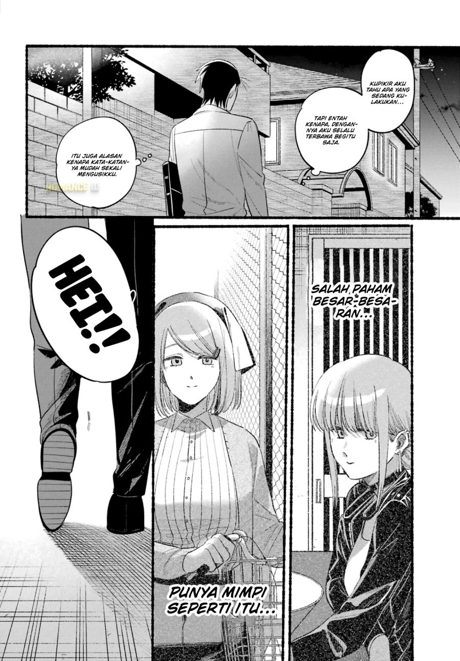 A Story About Smoking at the Back of the Supermarket (Super no Ura de Yani Suu Futari) Chapter 40 Bahasa Indonesia