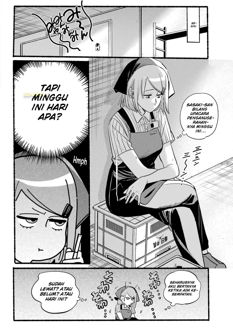 A Story About Smoking at the Back of the Supermarket (Super no Ura de Yani Suu Futari) Chapter 41 Bahasa Indonesia
