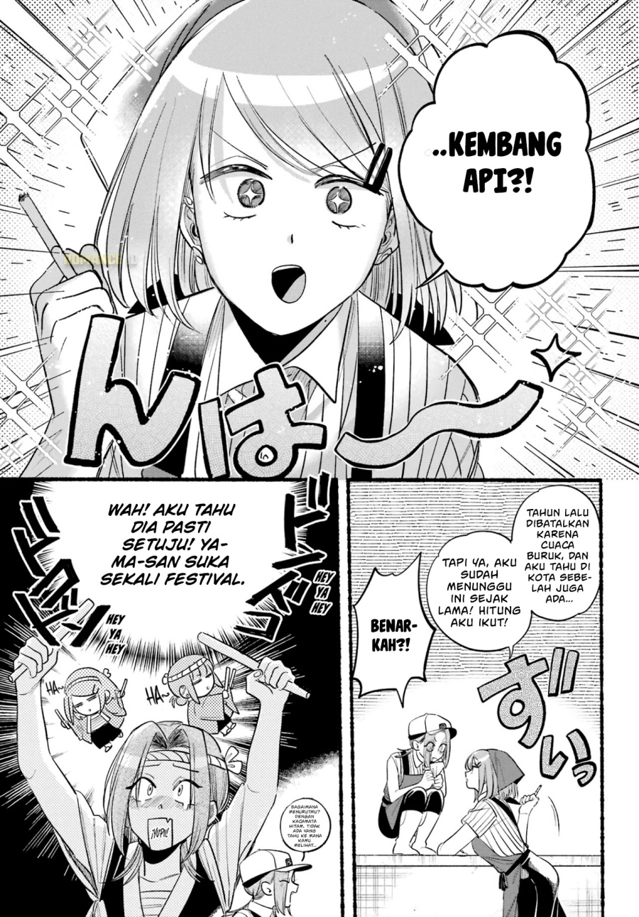 A Story About Smoking at the Back of the Supermarket (Super no Ura de Yani Suu Futari) Chapter 41 Bahasa Indonesia