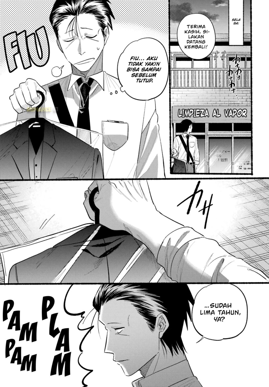 A Story About Smoking at the Back of the Supermarket (Super no Ura de Yani Suu Futari) Chapter 41 Bahasa Indonesia
