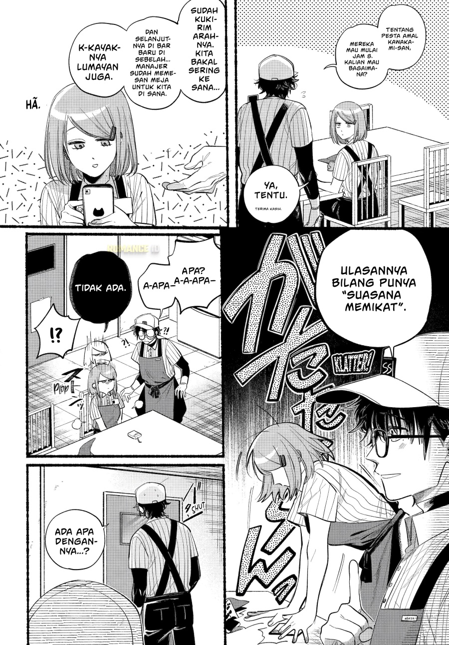 A Story About Smoking at the Back of the Supermarket (Super no Ura de Yani Suu Futari) Chapter 43 Bahasa Indonesia