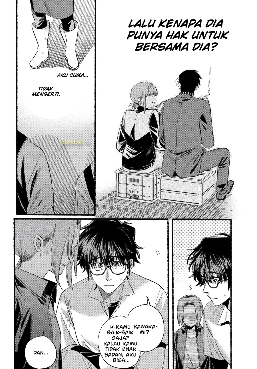 A Story About Smoking at the Back of the Supermarket (Super no Ura de Yani Suu Futari) Chapter 43 Bahasa Indonesia
