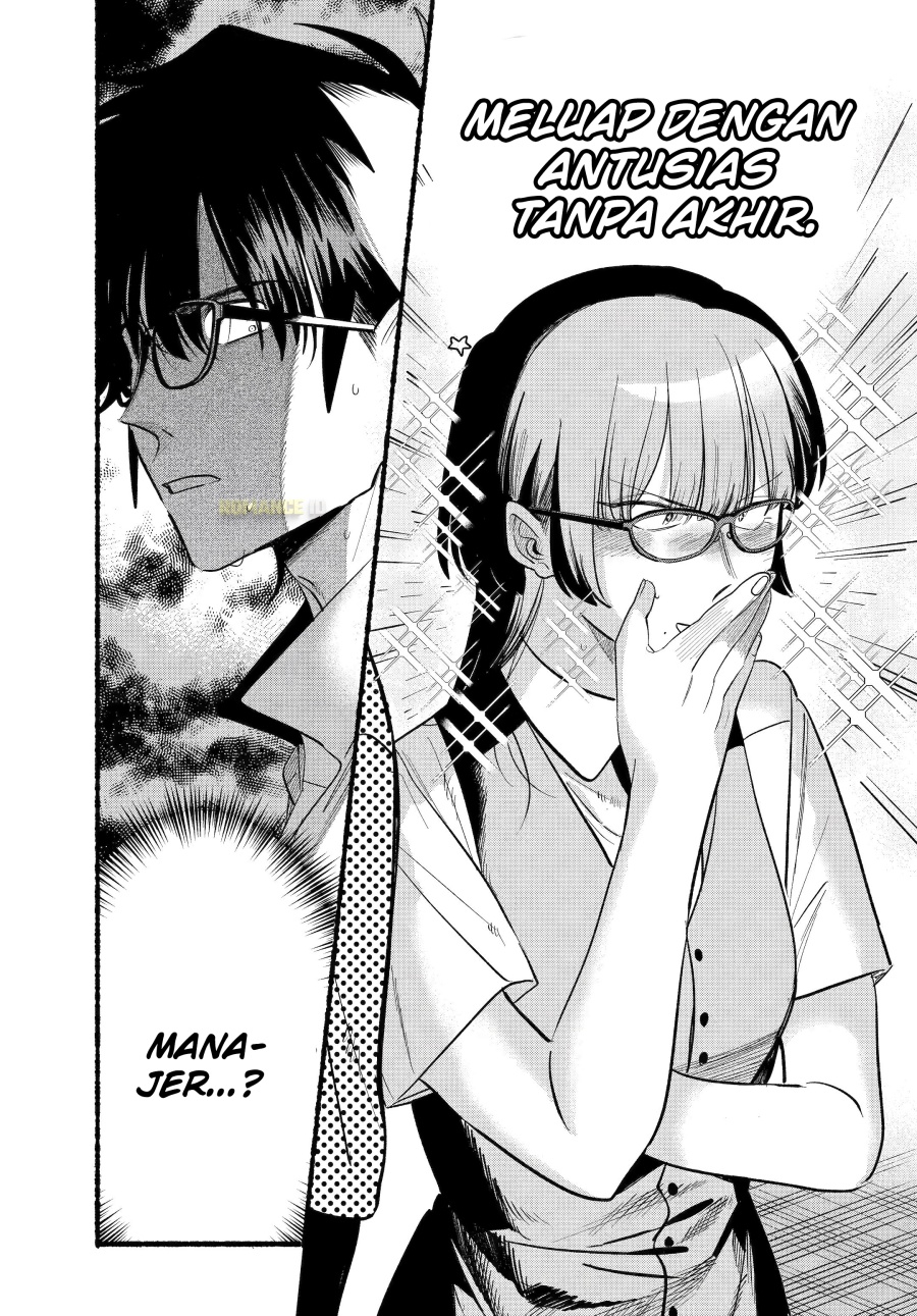 A Story About Smoking at the Back of the Supermarket (Super no Ura de Yani Suu Futari) Chapter 43 Bahasa Indonesia