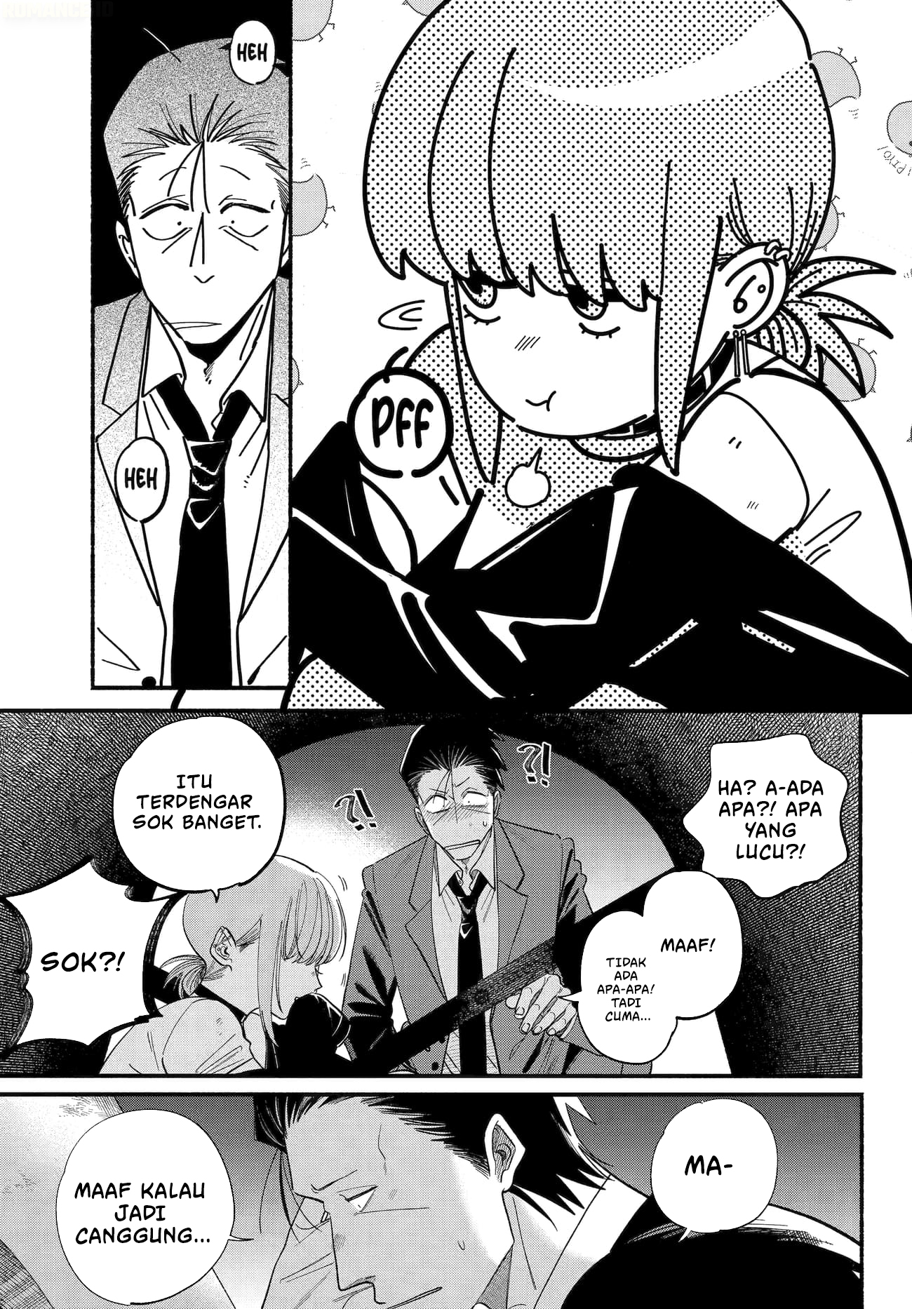 A Story About Smoking at the Back of the Supermarket (Super no Ura de Yani Suu Futari) Chapter 49 Bahasa Indonesia