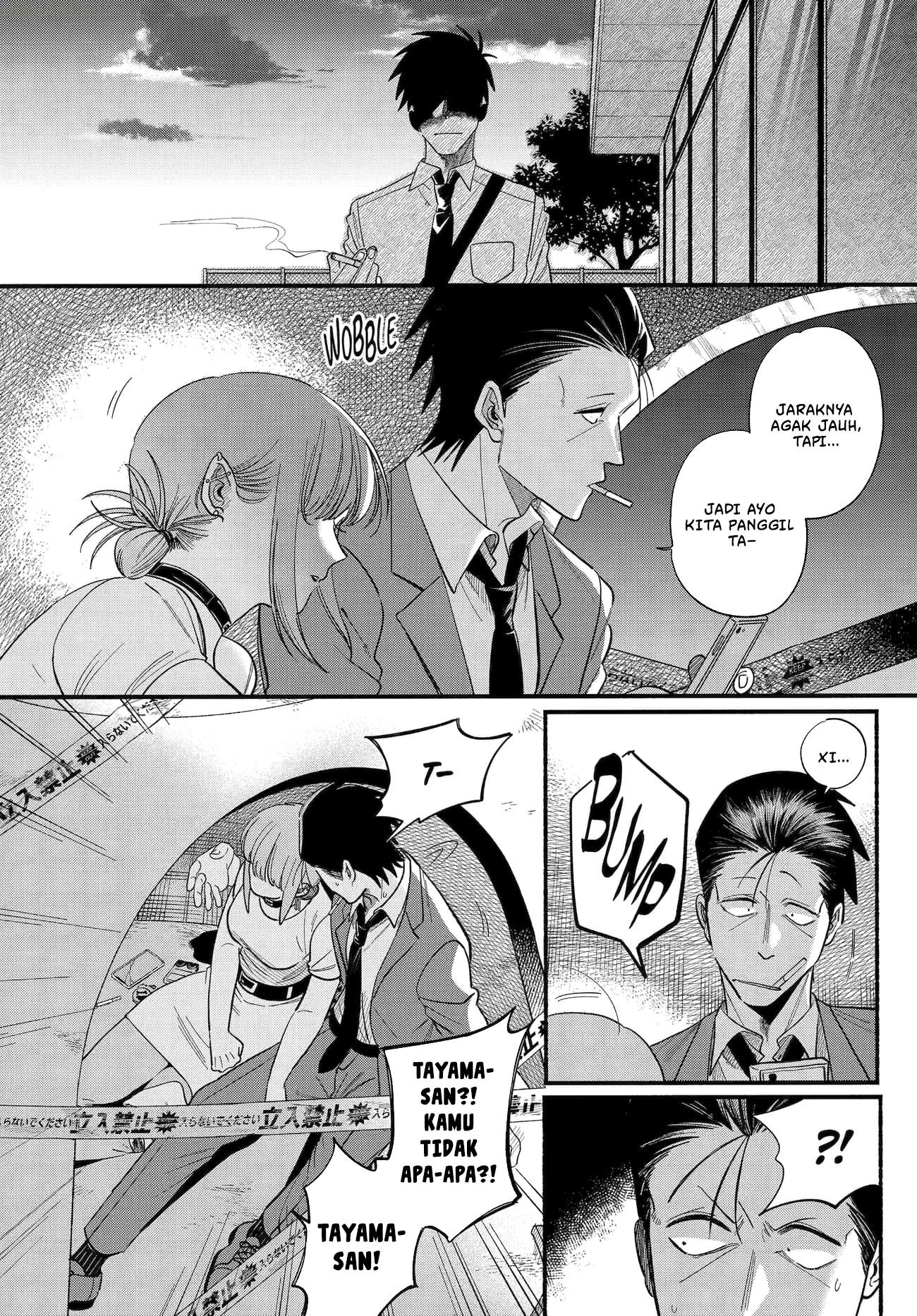 A Story About Smoking at the Back of the Supermarket (Super no Ura de Yani Suu Futari) Chapter 49 Bahasa Indonesia