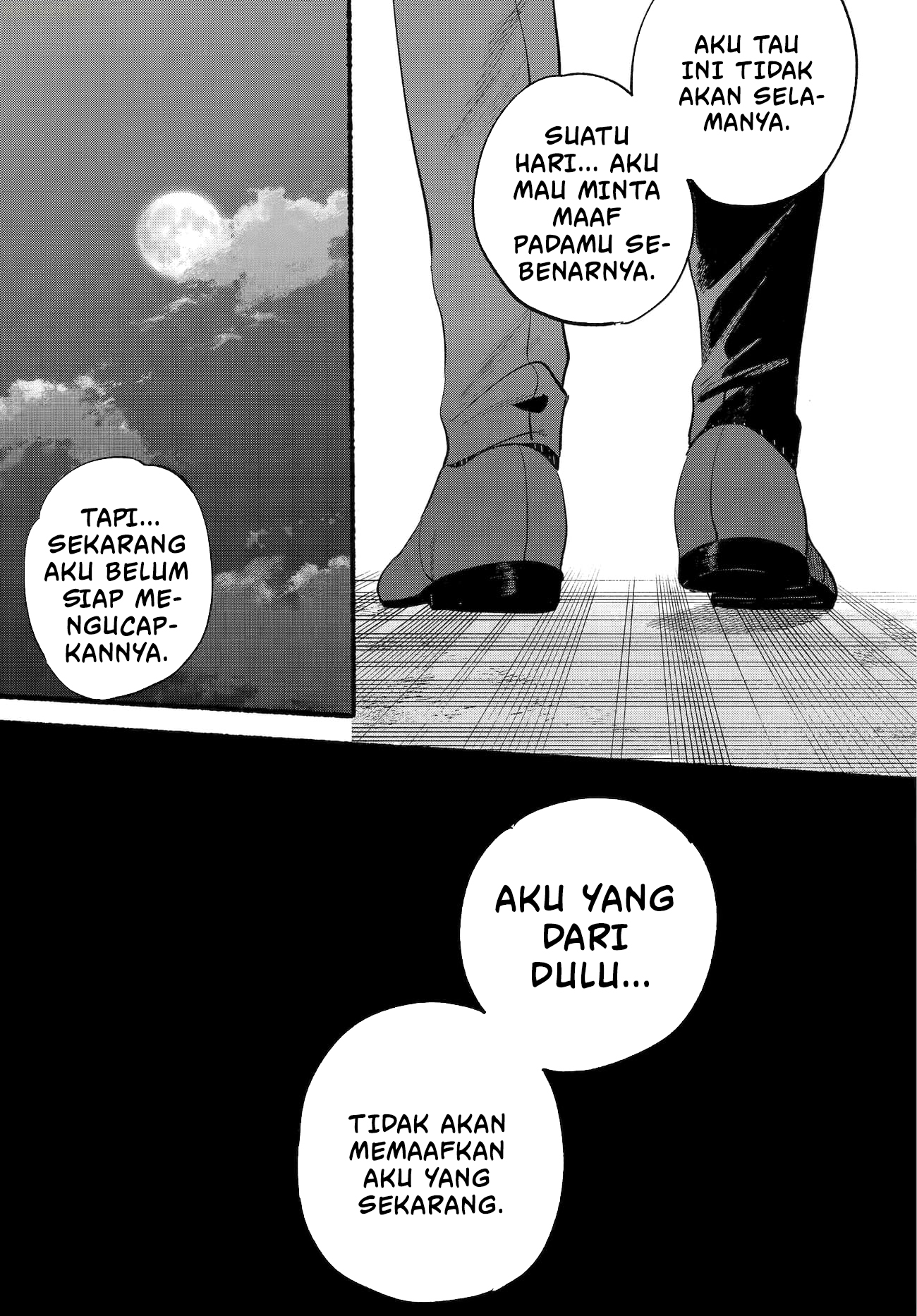A Story About Smoking at the Back of the Supermarket (Super no Ura de Yani Suu Futari) Chapter 49 Bahasa Indonesia