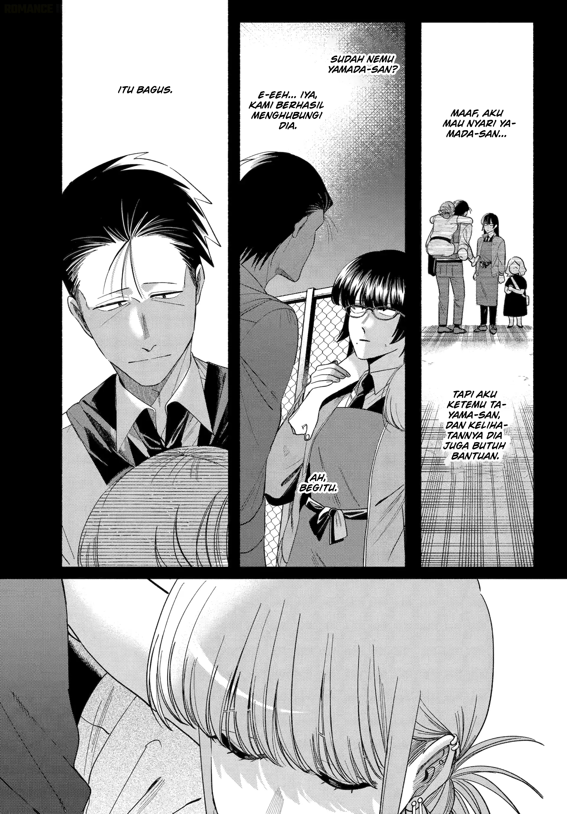 A Story About Smoking at the Back of the Supermarket (Super no Ura de Yani Suu Futari) Chapter 51 Bahasa Indonesia